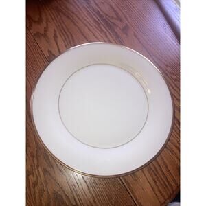 Vintage Lenox Eternal Fine China Dinner Plate Cream w Gold 10.75" -Set Of 4 Mint